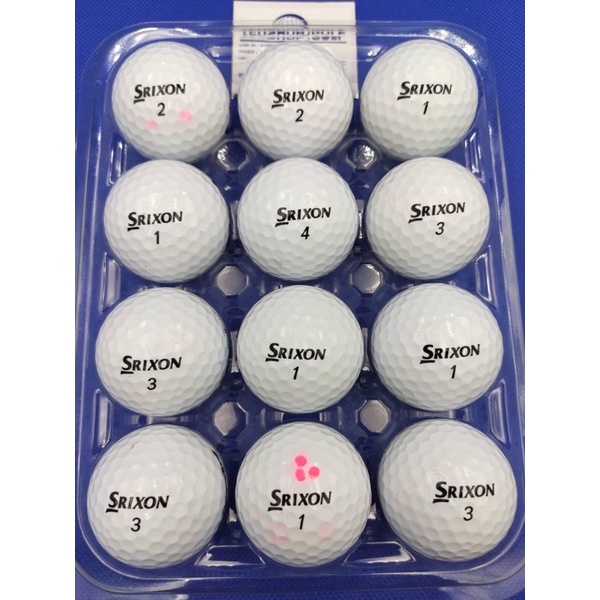 Set 12 BÓNG GOLF SRIXON MỚI 90-95%