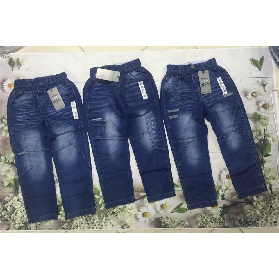 Quần jean cao cấp cho bé trai size 7-18