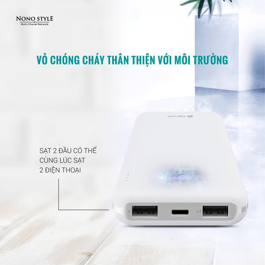 COMBO Đèn Khủng Long Bắt Muỗi Và Sạc Dự Phòng DEVIA ⚡️ TIẾT KIỆM &amp; TIỆN LỢI ⚡️ - T ốc Độ Cao - Diệt Côn Trùng Số 1