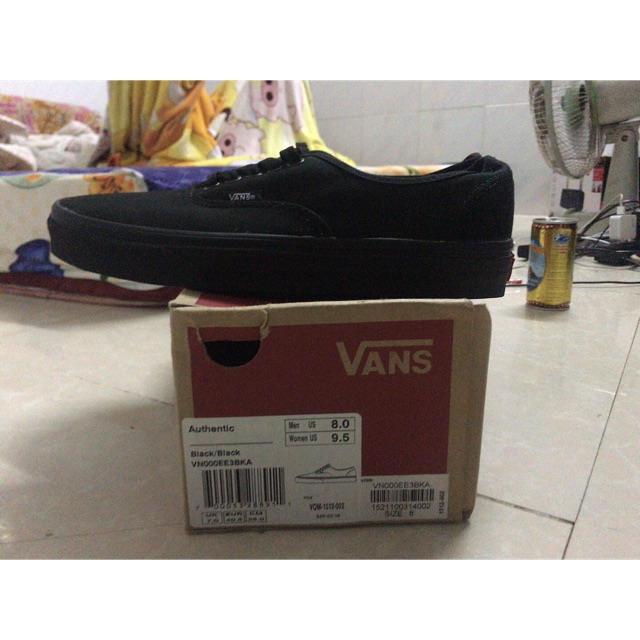 vans vault all black