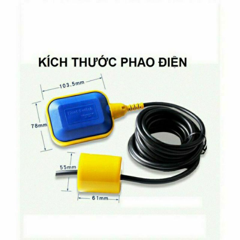 Phao điện bơm nước tự động chống cạn chống tràn ATA2M- ATA5M