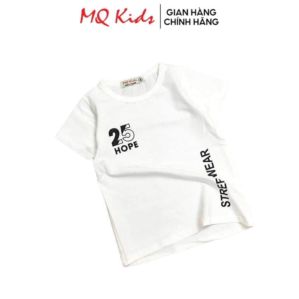 Áo thun bé trai size đại  21_40kg áo phông đại cồ bé trai chất liệu cotton thoáng mát