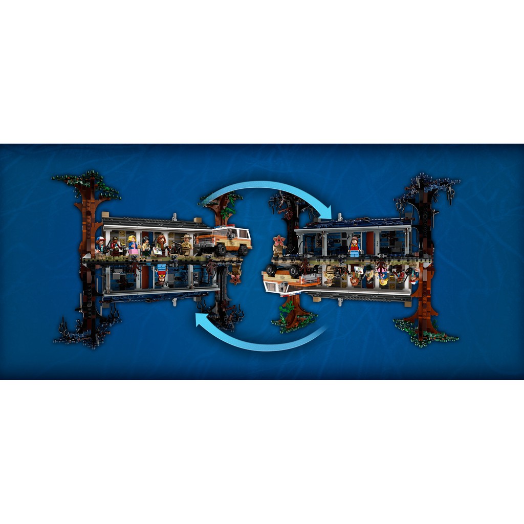 75810 Đồ chơi lắp ráp Iego Stranger things The Upside Down