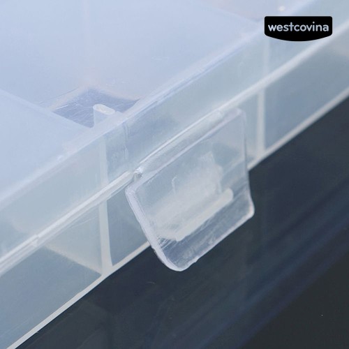 Hộp nhựa 24 ngăn đựng trang sức tiện lợi