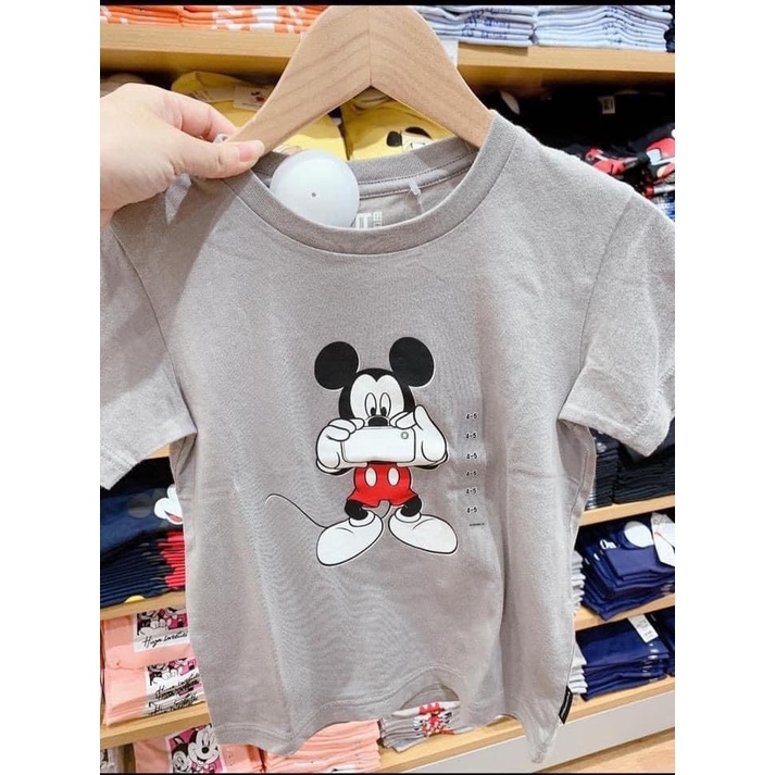 SET 3 ÁO MICKEY NEW TRẮNG/HỒNG/XÁM BG