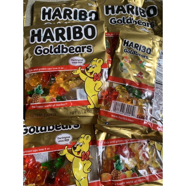 Kẹo dẻo Haribo Golden Bears 113g Kẹo gấu Haribo MỸ
