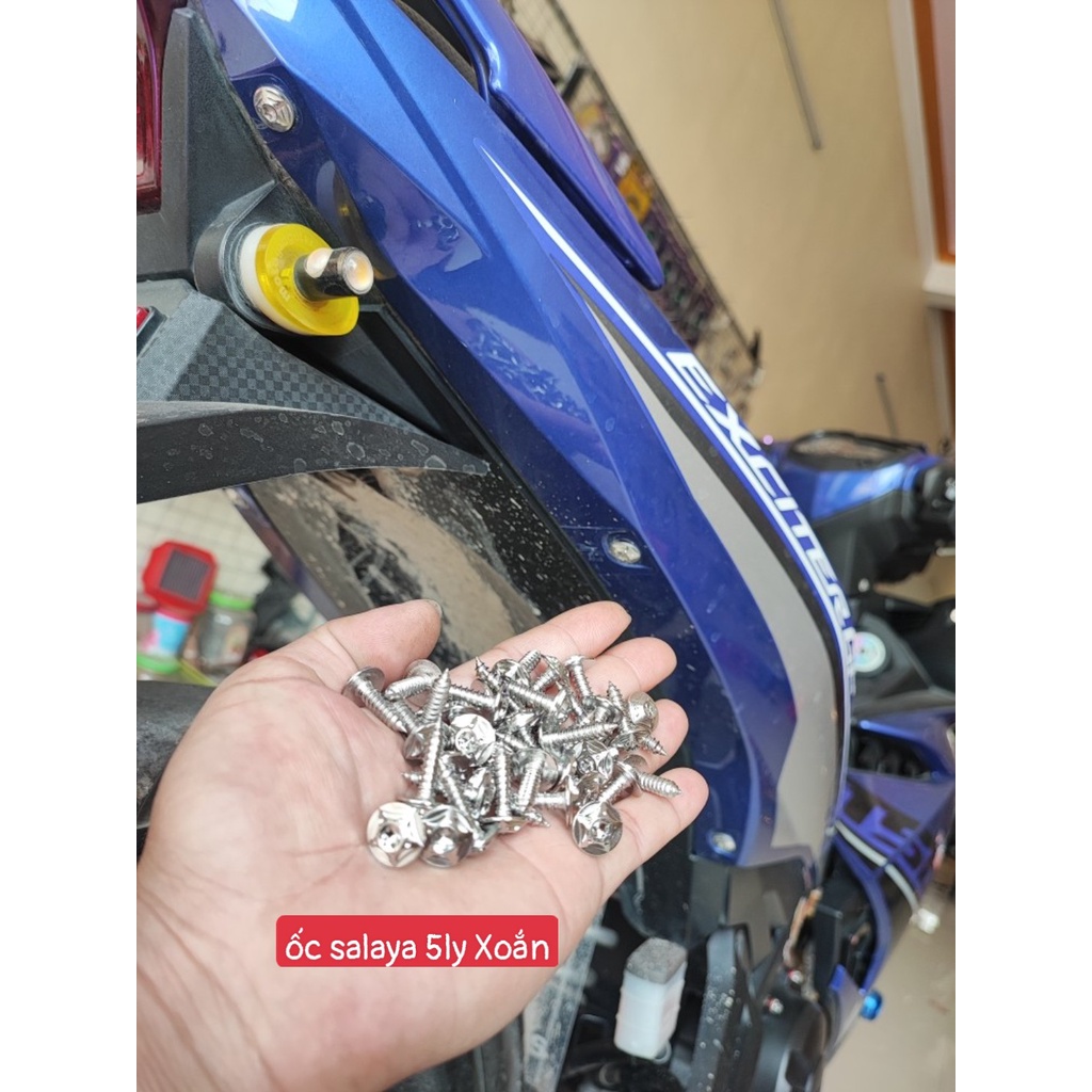 Ốc Inox salaya 4ly 5li mịn