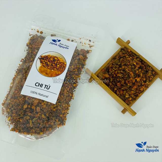 Chi Tử Sạch 100g (Hạt Dành Dành Tạo Màu Vàng) - Có hút chân không