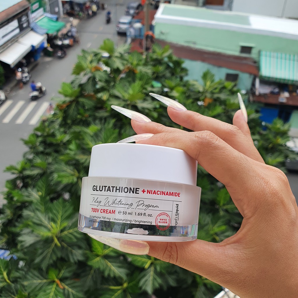 [Mã FMCGMALL -8% đơn 250K] Kem dưỡng truyền trắng mờ nám Angel Liquid Glutathione Plus Niacinamide 700 V Cream 50ml | BigBuy360 - bigbuy360.vn