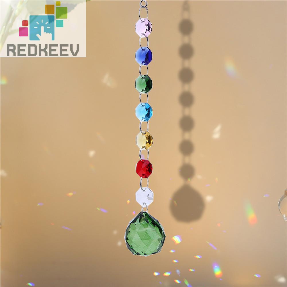 Vòng Bắt Giấc Mơ Pha Lê Cầu Vồng Treo Trang Trí