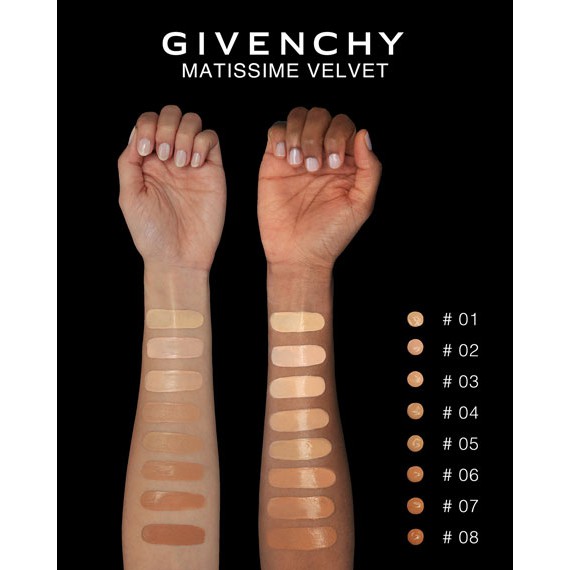 Kem nền Givenchy Matissime velvet SPF20/PA+++ bản test 10ml Ouibeaute