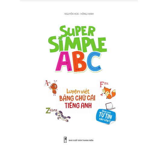 [Mã LIFEMALL995 giảm 10% đơn 99K] Sách Super Simple ABC - Luyện viết bảng chữ cái Tiếng Anh