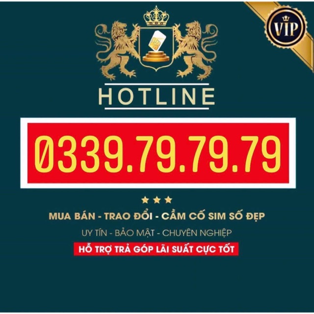 Sim số đẹp 0339.79.79.79