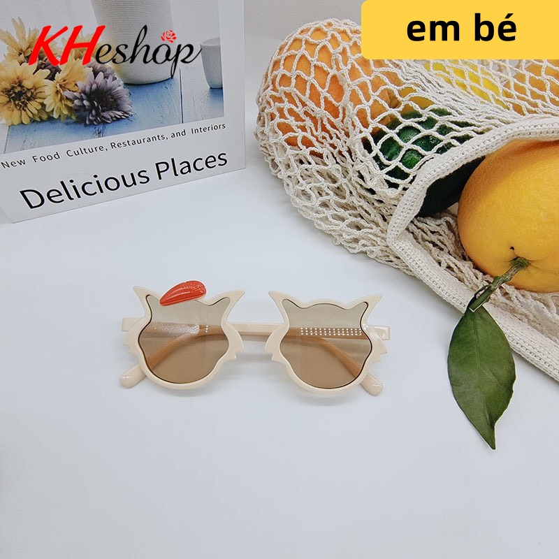 [Kính Xinh Cho Bé] chống nắng cho Bé Lớn hoạt hình mèo dễ thương,Tròng cao cấp chống UV bảo vệ đôi mắt bé yêu mã Y8826