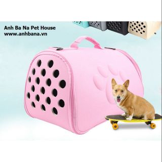 Túi đeo chó mèo cao cấp (Dấu chân chó)