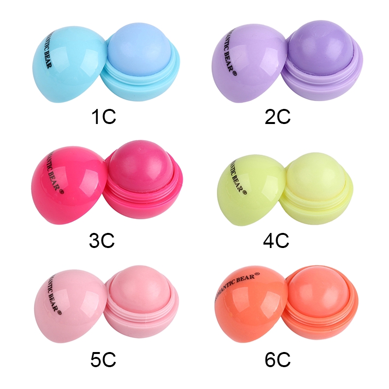 [Hàng mới về] Son dưỡng ROMANTIC BEAR vỏ hình cầu giữ ẩm sâu lâu trôi vị trái cây | BigBuy360 - bigbuy360.vn