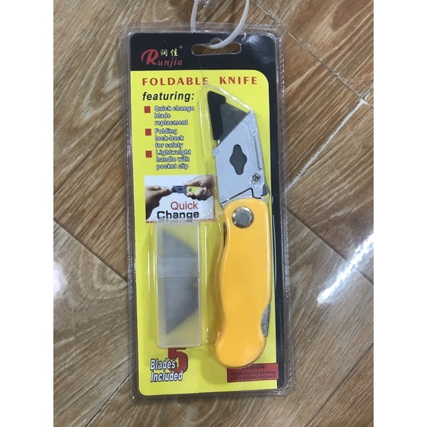 Dao Cắt Thạch Cao Chuyên Dụng +Tặng Kèm Hộp 5 Lữoi Dao