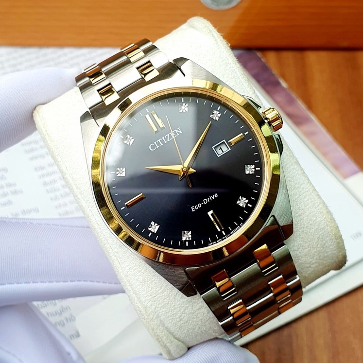 Đồng hồ nam cao cấp 𝐂𝐢𝐭𝐢𝐳𝐞𝐧 𝐄𝐜𝐨-𝐝𝐫𝐢𝐯𝐞 𝐂𝐨𝐫𝐬𝐨 𝐃𝐢𝐚𝐦𝐨𝐧𝐝  BM7107-50E chính hãng