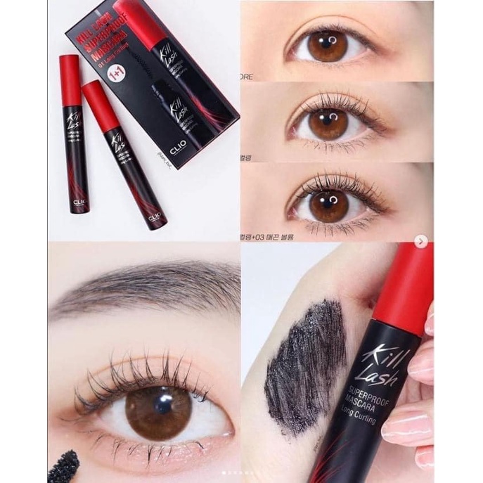 Chuốt mi CLIO Kill Lash Superproof Mascara làm cong mi chống trôi