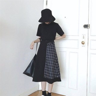 (ORDER) Chân váy kẻ cách điệu