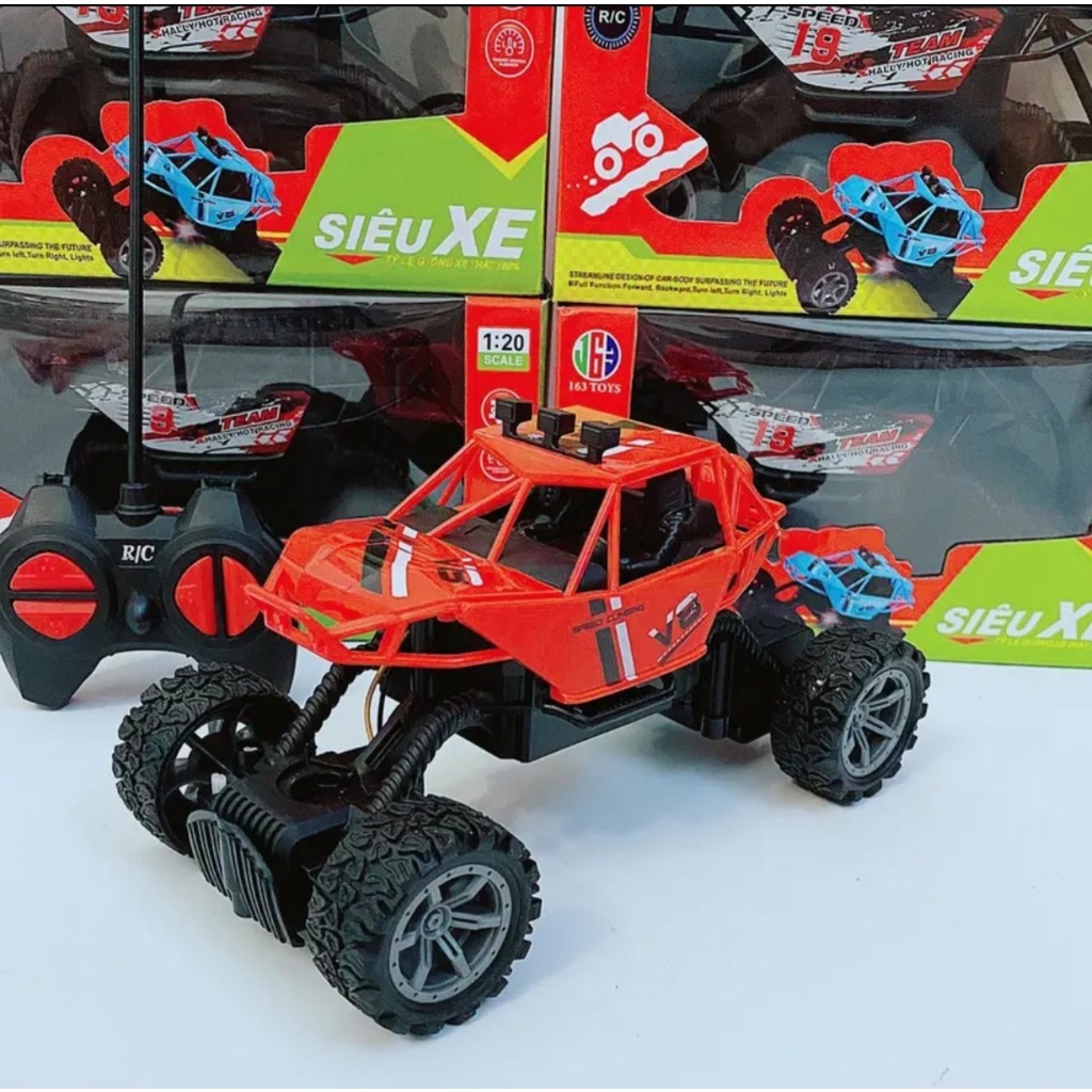 Đồ Chơi Xe Địa Hình Điều Khiển 4 CHIỀU, Siêu Xe Ô Tô Địa Hình Điều Khiển Từ Xa Như Thật 1:20