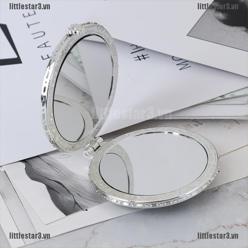 Gương Trang Điểm Nhỏ 2 Mặt Phong Cách vintage