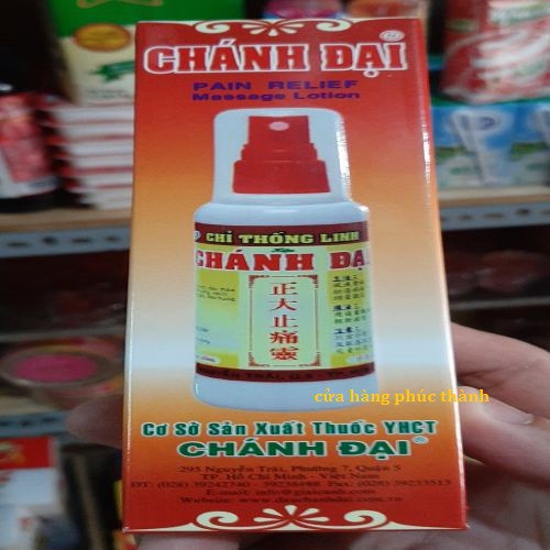 thuốc xoa bóp chỉ thống linh chánh đại 100ml