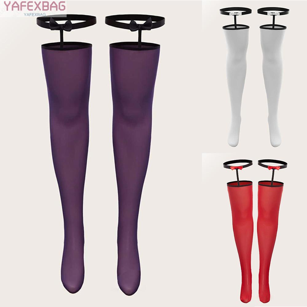 Stockings Women Close To The Body High High Glossy Hosiery Nylon Polyester
