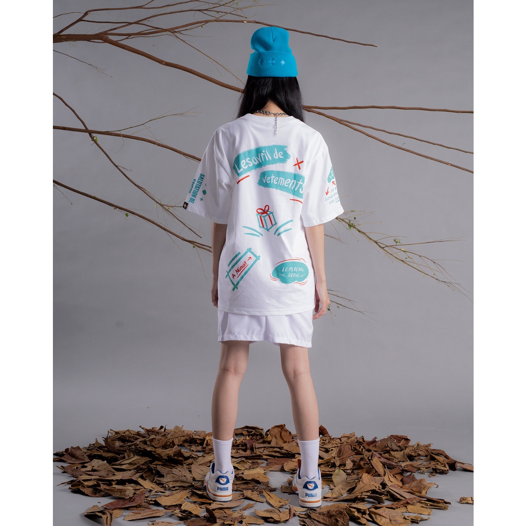 Quần ngắn Lesavril de Vetements Haute Couture White