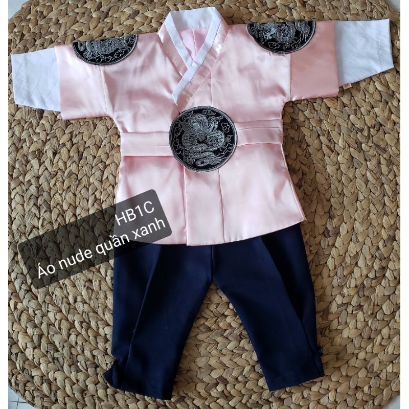 Bộ Hanbok bé trai mẫu siêu cute