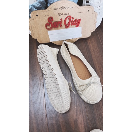 Mã X02 Giày búp bê nữ vải phối nơ cao cấp êm chân siêu xinh hottrend 2022