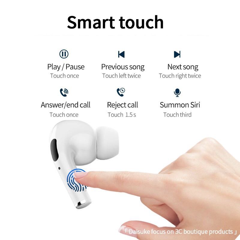 Tai Nghe bluetooth 5.0 i12 Nhét Tai Kèm mic inpods 13 inpods 12