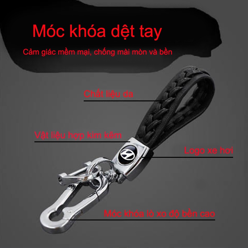 (Hàng Mới Về) Móc Khóa Xe Hơi Hyundai Có Thể Điều Chỉnh Tiện Lợi