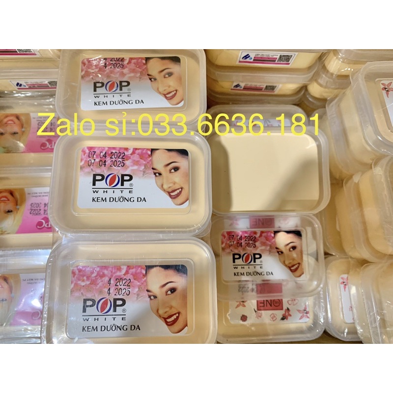 bán sỉ 10 hủ kem POP hủ 100g có tem check mã chính hãng