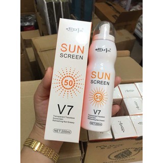 Xịt chống nắng hàn quốc sun screen v7