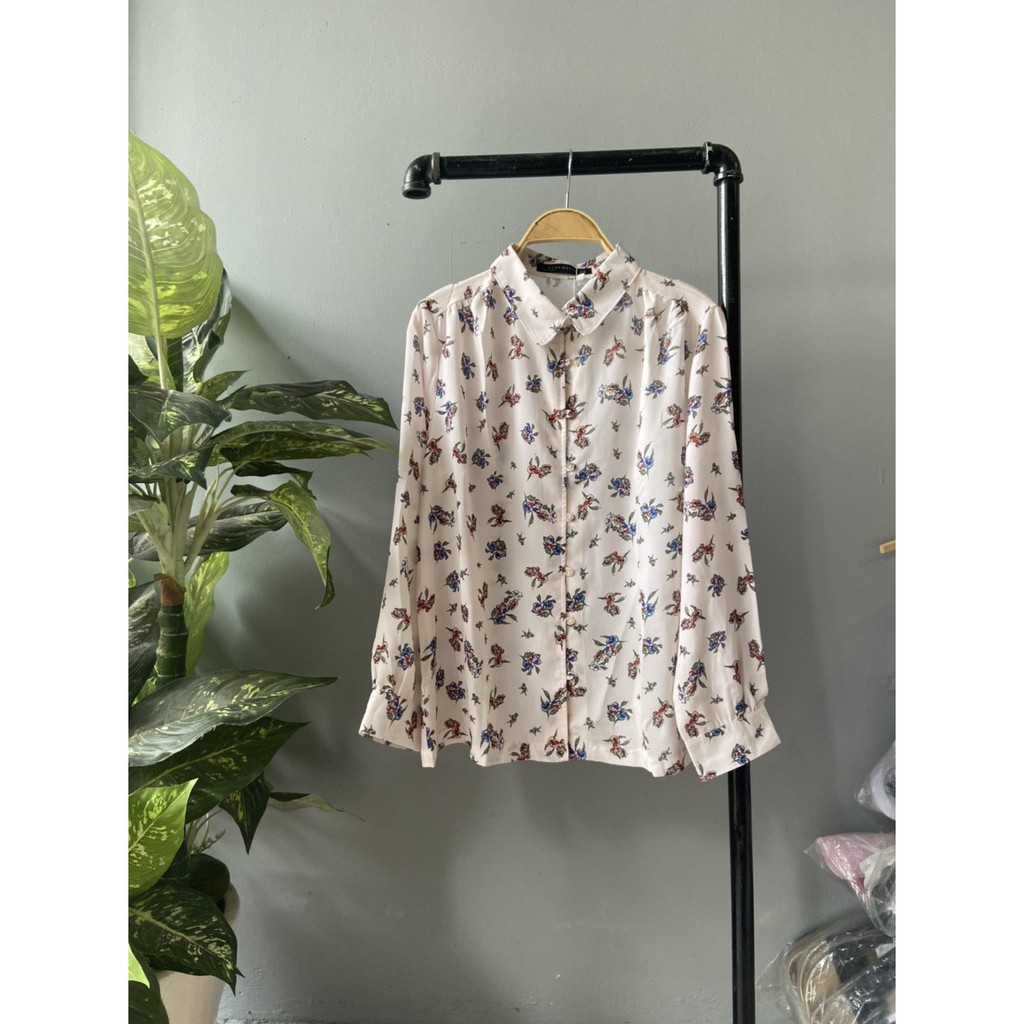 ÁO SƠ MI VOAN HOA ZARA WOMAN (1090)