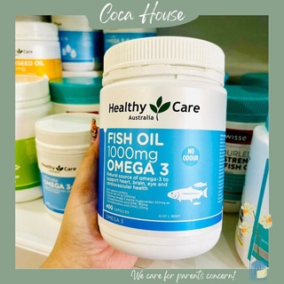Dầu cá healthy care fish oil 1000mg omega 3 400 viên - omega 3 fish oil 1000mg - hỗ trợ sức khoẻ