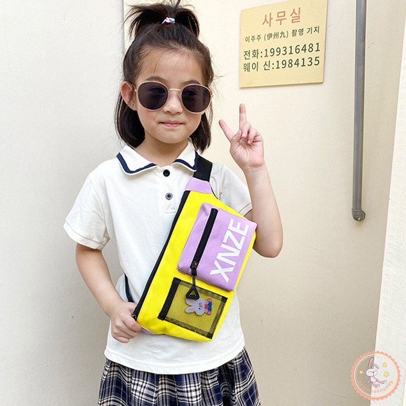 Túi Đeo Chéo Ngực Cỡ Nhỏ Phong Cách Hàn Quốc Dễ Thương Cho Bé