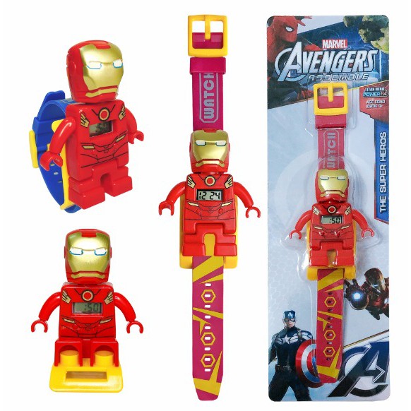 Đồng Hồ Đeo Tay Kỹ Thuật Số Mặt Lego Kings J437 Cho Bé | BigBuy360 - bigbuy360.vn