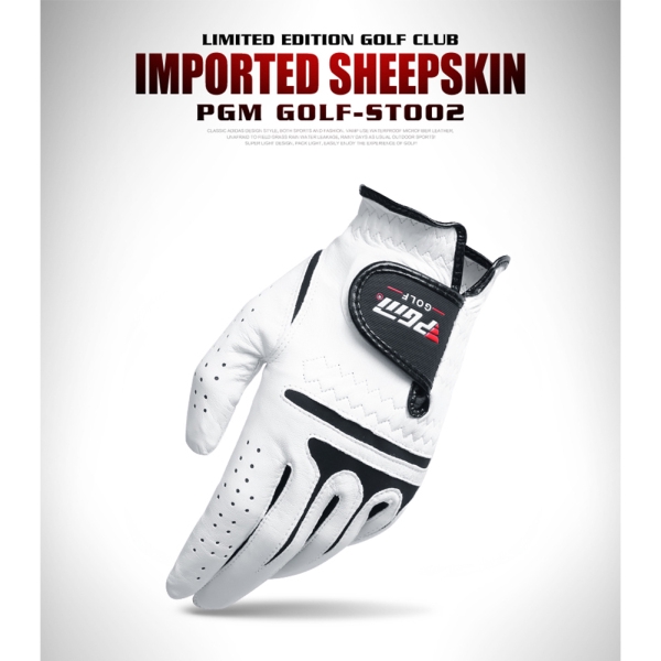 Găng Tay Chơi Golf Trái/ Phải Bằng Da Thoáng Khí Cho Nam