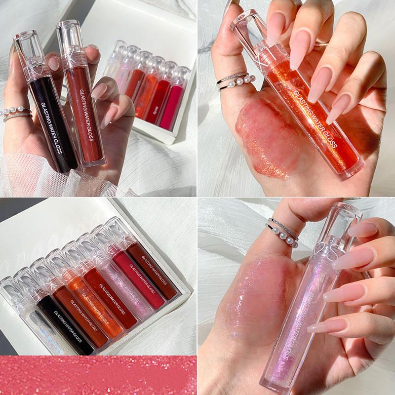 [ CÓ SẴN ] Son bóng lấp lánh 8 màu sắc tùy chọn trang điểm tiện dụng | BigBuy360 - bigbuy360.vn