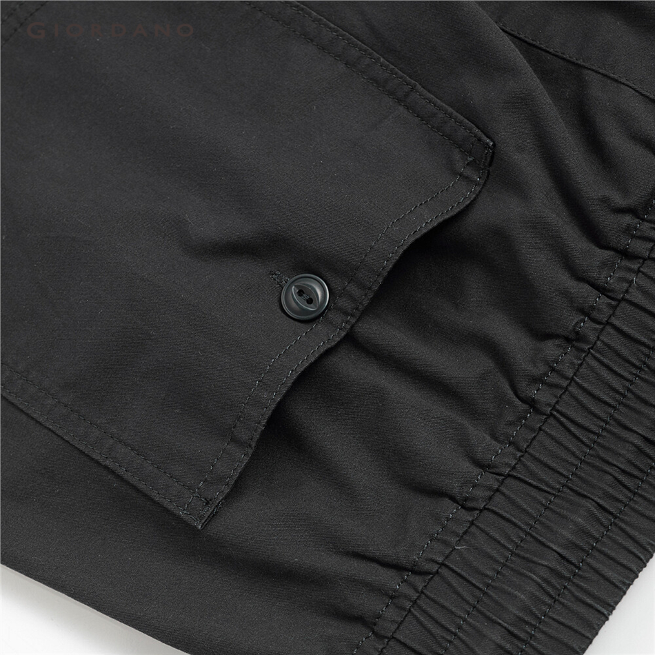 Quần Thể Thao GIORDANO Cotton Lưng Thun Ống Bo Thời Trang Cho Nam 01119066 | BigBuy360 - bigbuy360.vn