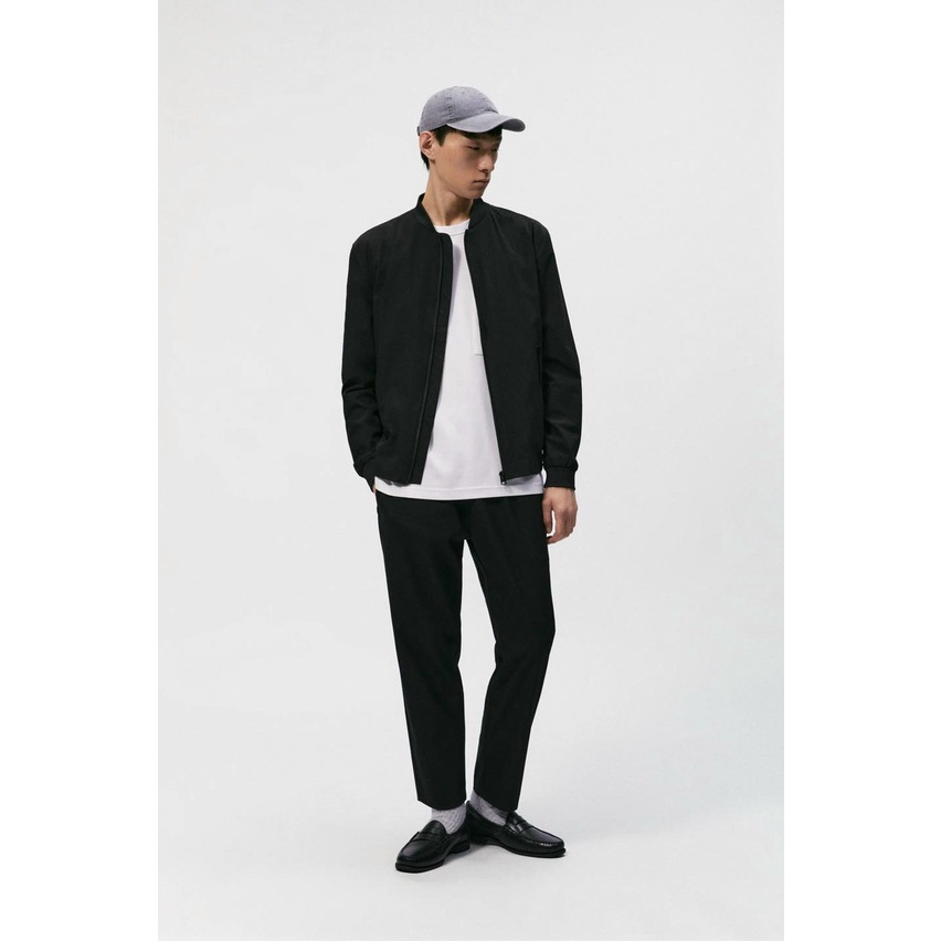 Áo bomber nam vải pique