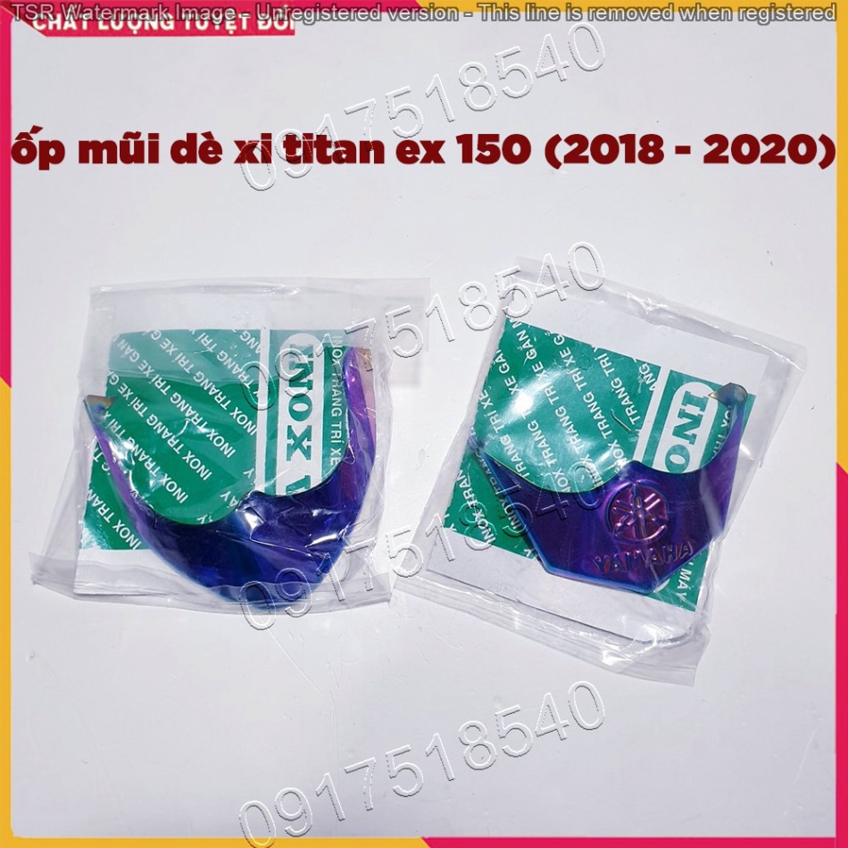 Bộ Ốp Mỏ Dè Xi TITAN Ex 150 2018 - 2020 ( Gía 1 Bộ trước sau) Ảnh thật Sp