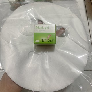 Combo gel lột mụn titione nha đam 15gr+kèm 10 giấy lột mụn