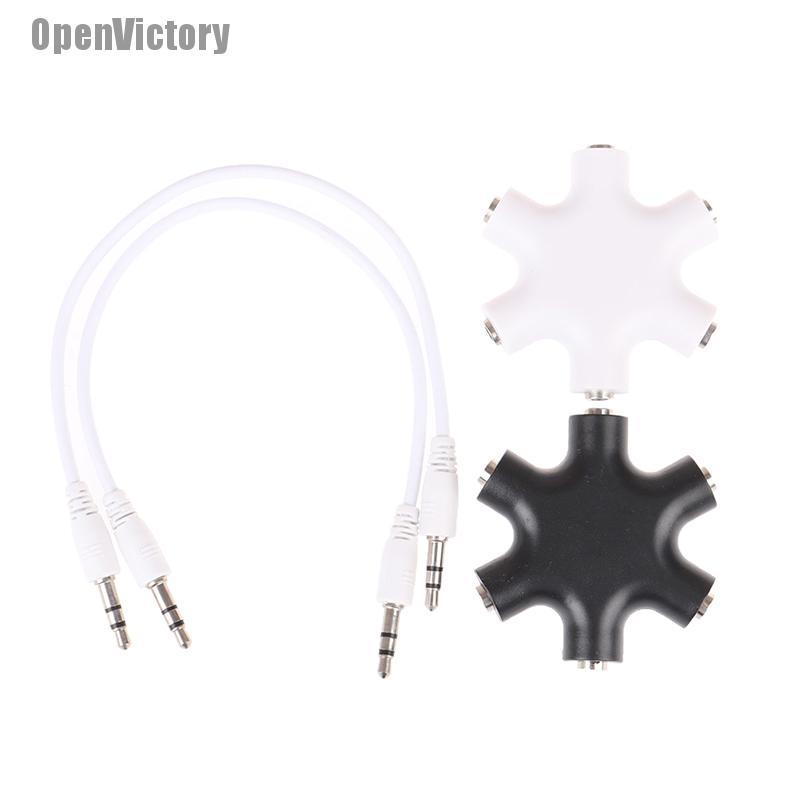 Bộ Chia Cổng Âm Thanh Aux 6x3.5mm | BigBuy360 - bigbuy360.vn