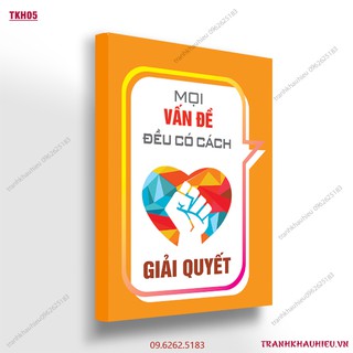 Tranh slogan ''Mọi vấn đề đều có cách giải quyết