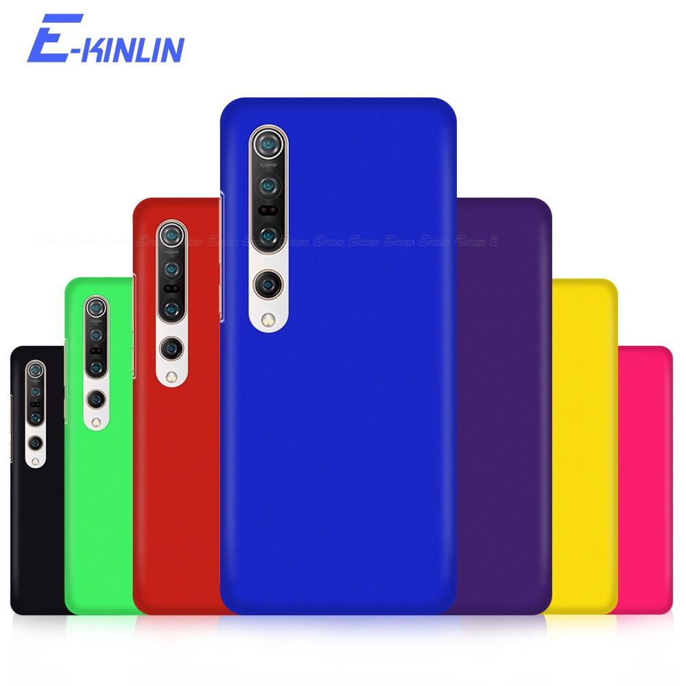 Ốp Điện Thoại Nhựa PC Cứng Siêu Mỏng Mặt Nhám Cho Xiaomi Mi Note 10 10i 10T Pro Lite