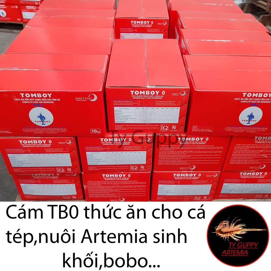 Cám Tomboy TB0 hạt mịn ,thức ăn cho cá 7 màu,betta...và artemia sinh khối