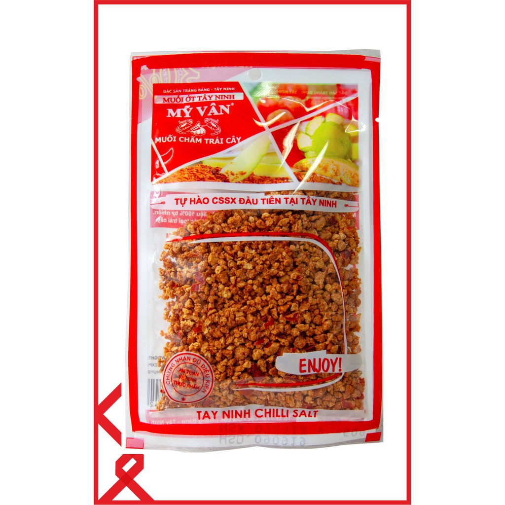 MUỐI ỚT TÂY NINH MỸ VÂN 50g - TỰ HÀO CSSX ĐẦU TIÊN TẠI TÂY NINH